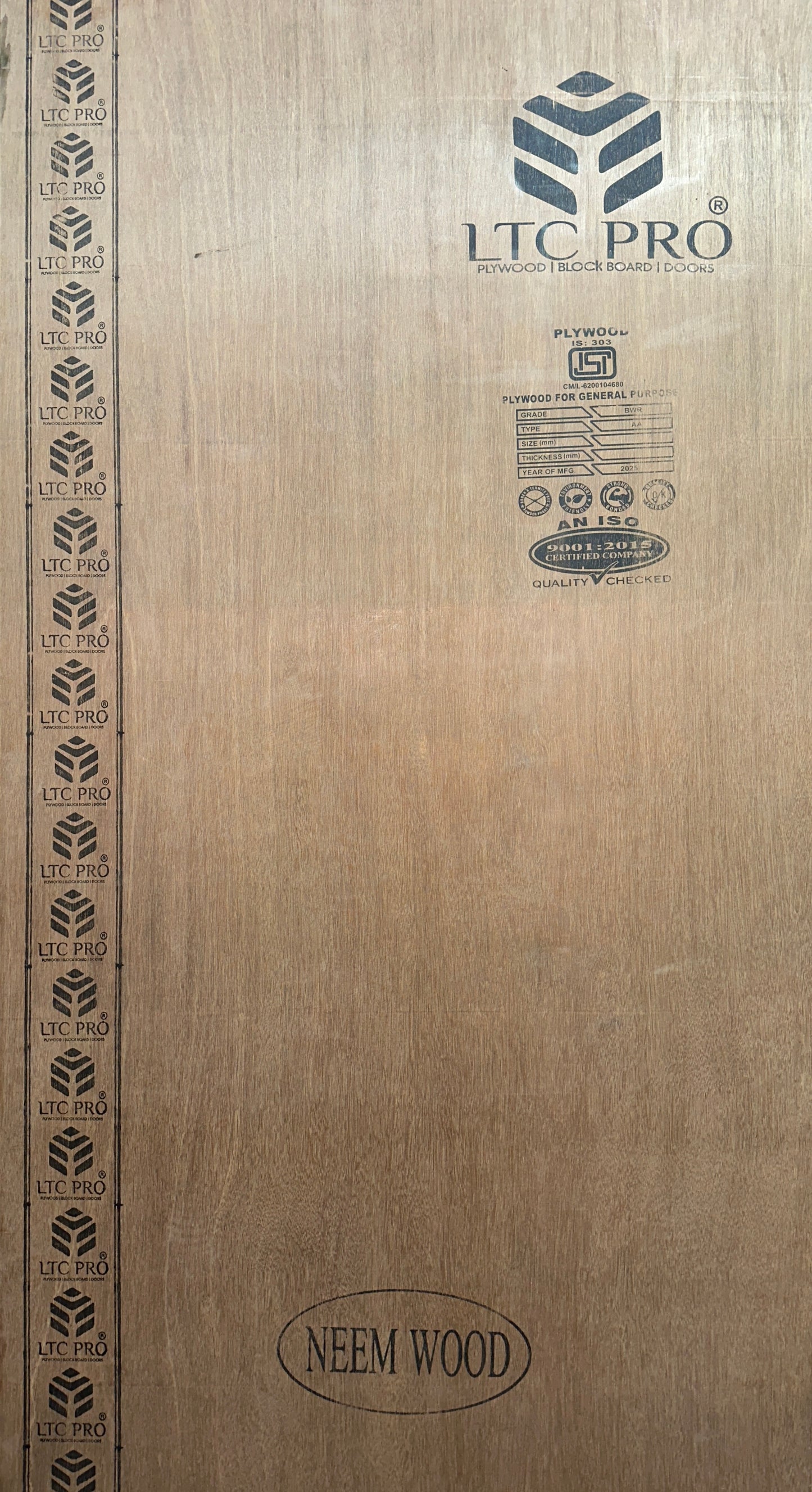 9MM LTCPRO PLYWOOD BWR GRADE 7FT*4FT